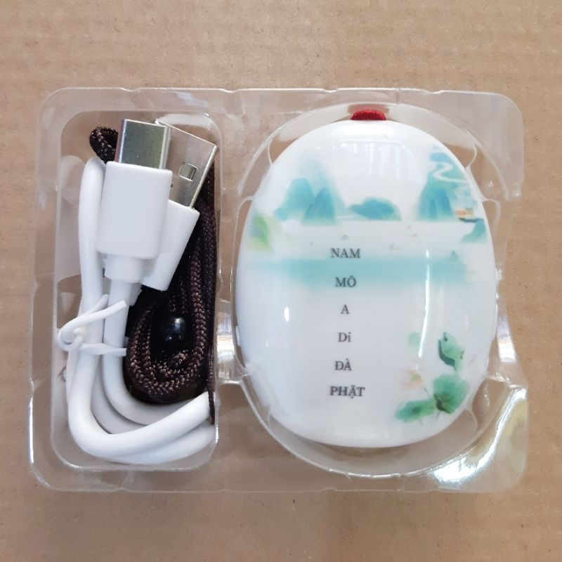 Máy Niệm Phật Mini Hình Quả Trứng 51 Bài Pháp