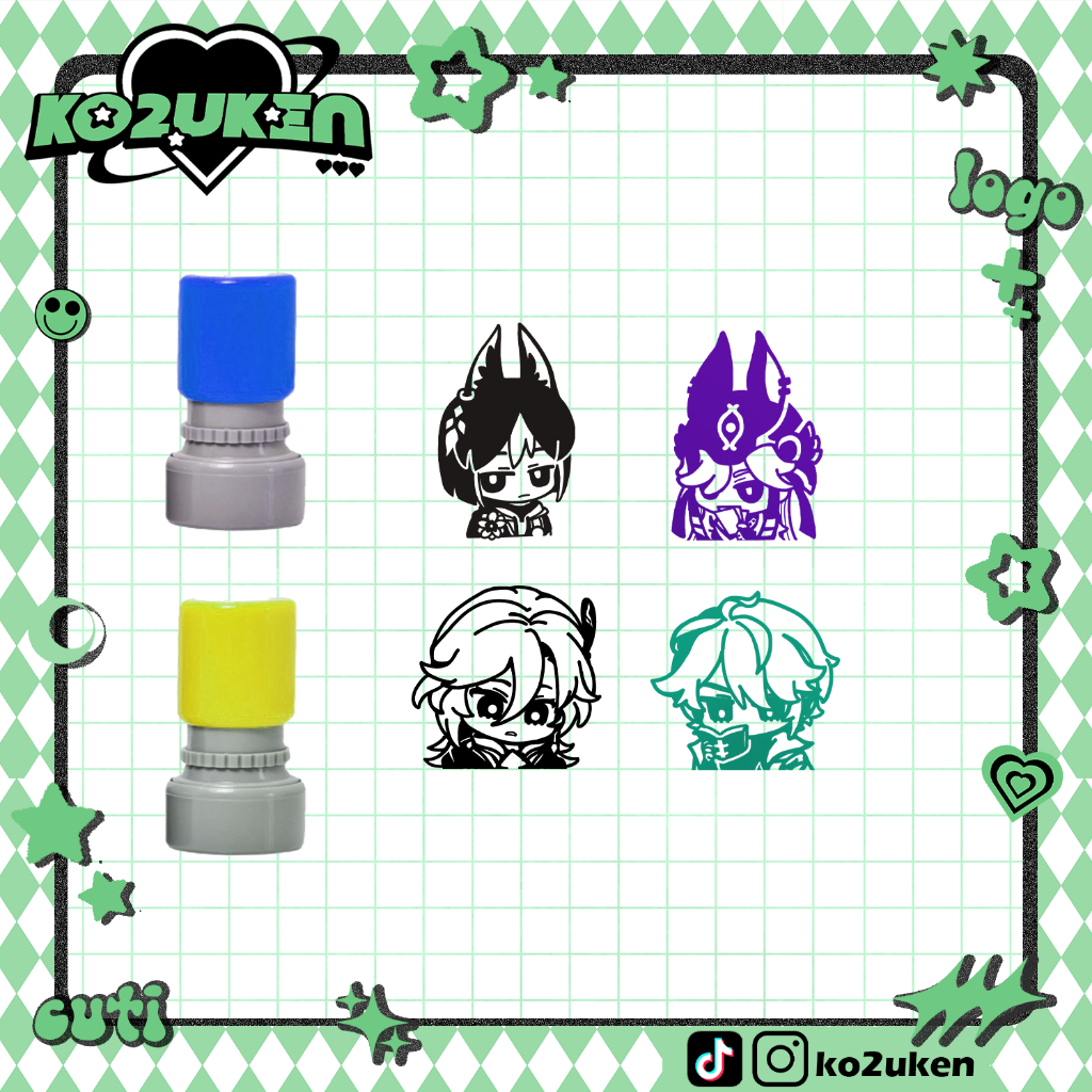 CON DẤU CHÂM MỰC 25mm KO2UKEN >