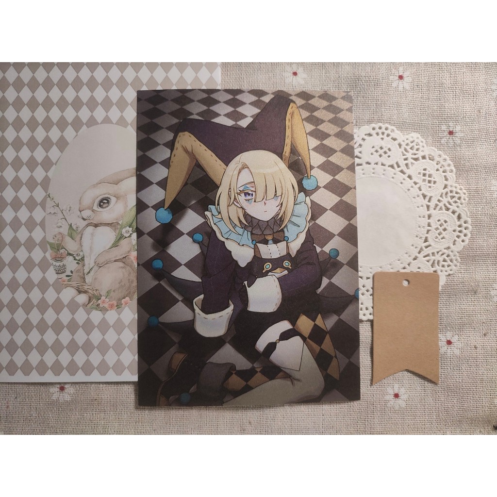 SET Postcard/Artprint The circus - ba anh em Lyney/Lynette/Freminet