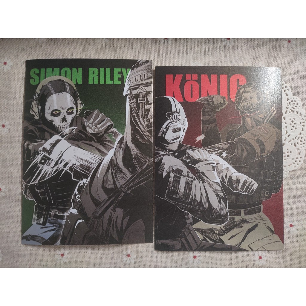 Postcard/Artprint 2 bây bi gơ của Call of duty  MWII đứm nhao