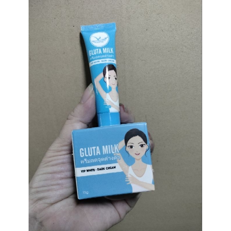 Kem thâm nách glutamilk hủ 15g kèm tuýp 10g