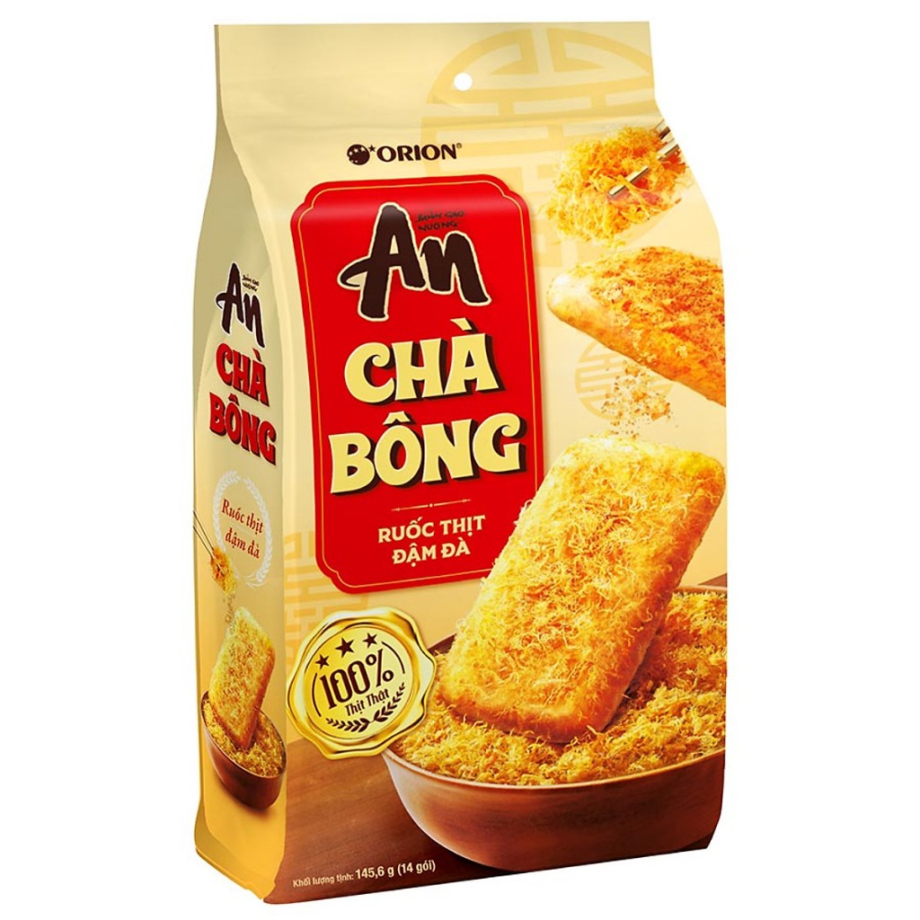 Bánh gạo Orion An Chà Bông gói 14c 145.6g