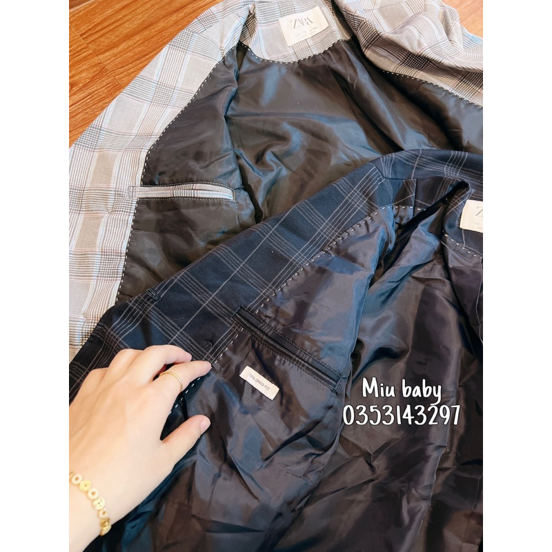 Áo vest blazer 2 lớp bé trai 2 màu dư xịn đét sale