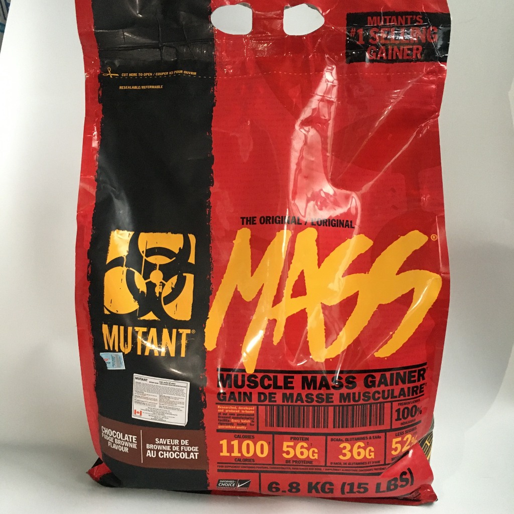 Sữa tăng cân Mass Mutant 15Lbs 6,8kg 56g Pro + 36g EAA BCAA Glutamin + 1100 Calories