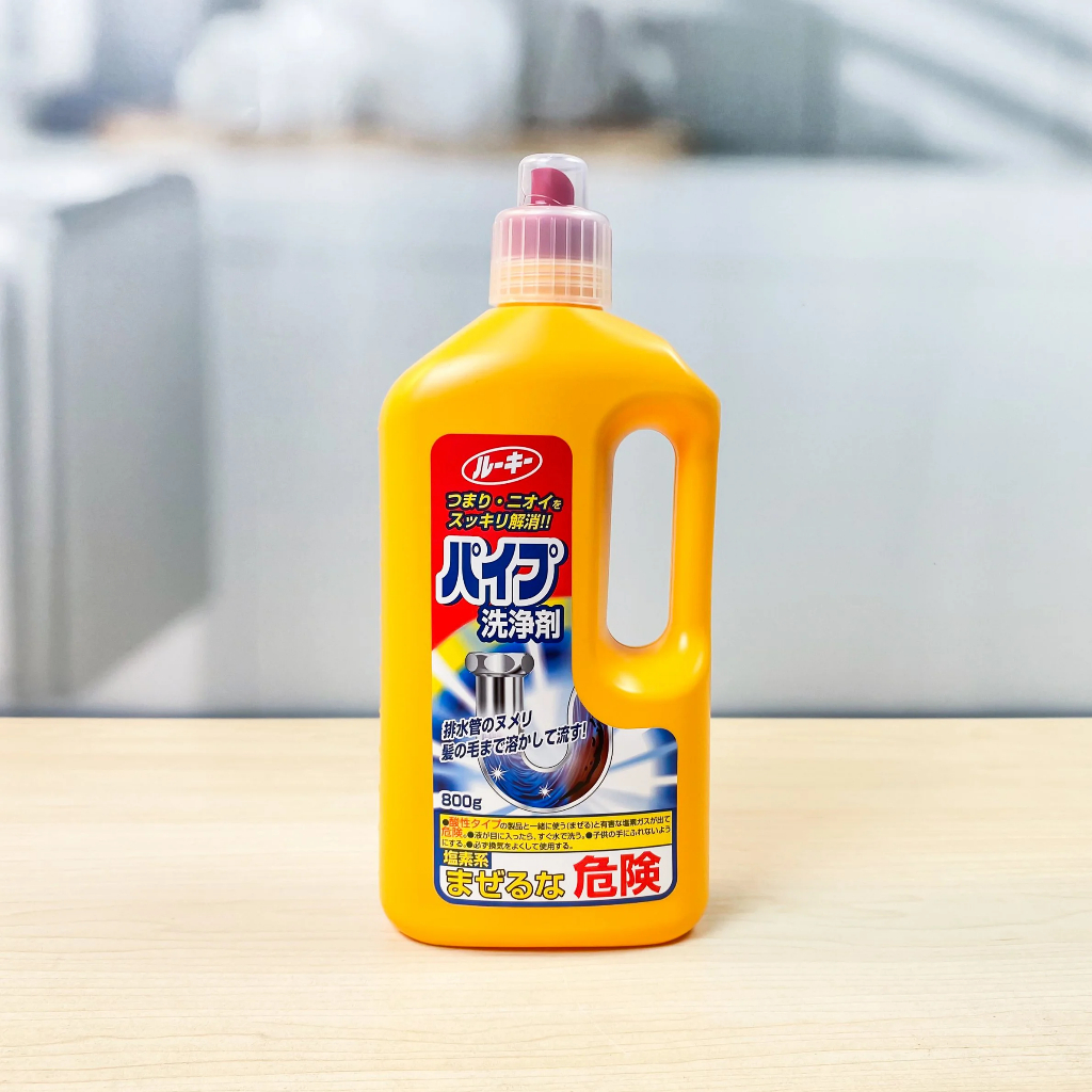 Nước thông tắc đường ống Nhật Bản Rocket chai 800g chai vàng Hiệu quả nhanh, dễ sử dụng