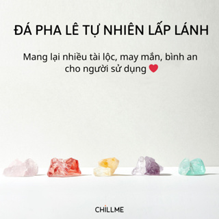 Bộ khuếch tán tinh dầu thơm phòng Chillme đá pha lê làm quà tặng trang trí