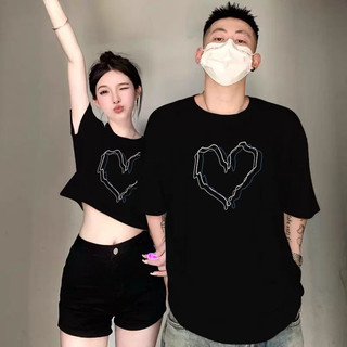 Áo thun crotop đôi, Áo đôi thun áo phông croptop baby tee, áo thun tay ngắn màu đen/ trắng, áo crotop