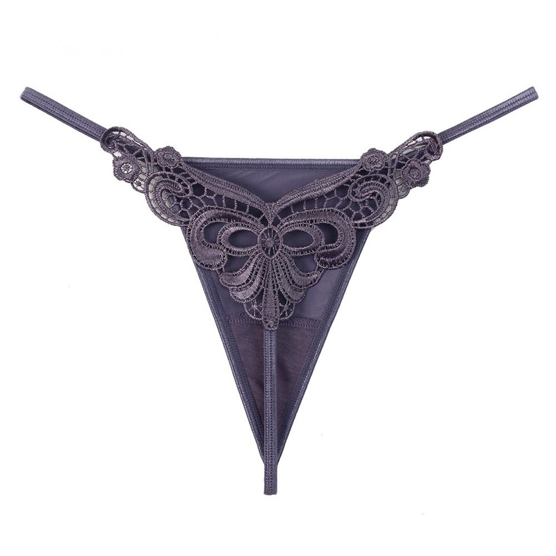 Quần lọt khe cottom thêu hình trái tim sexy LG445