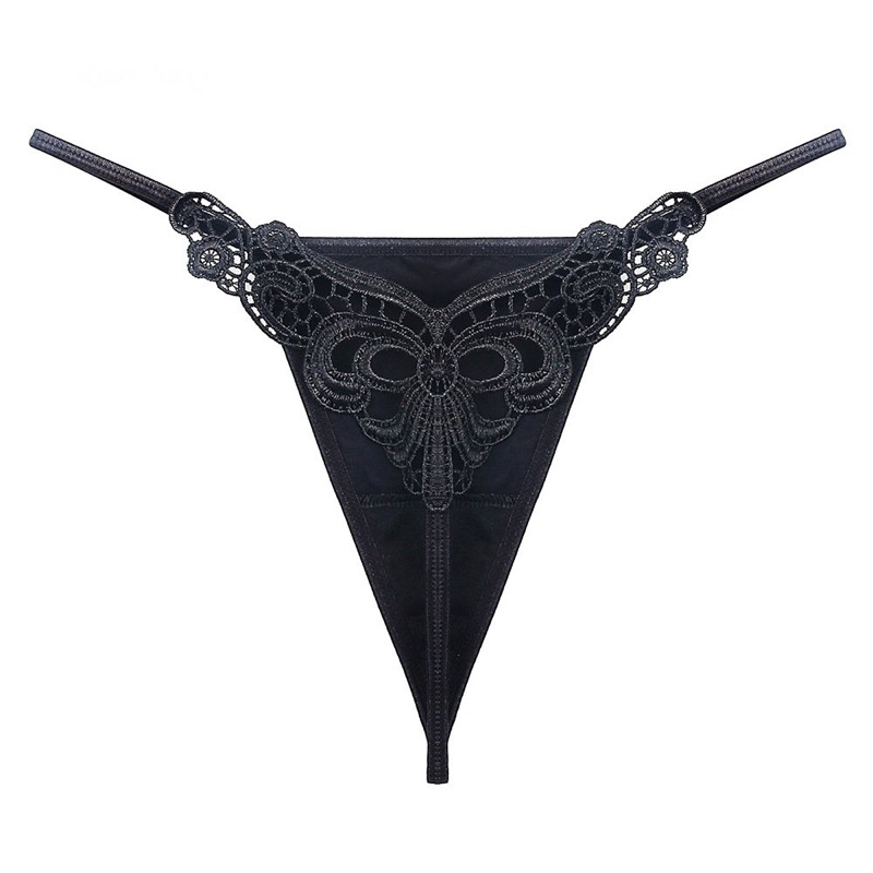 Quần lọt khe cottom thêu hình trái tim sexy LG445