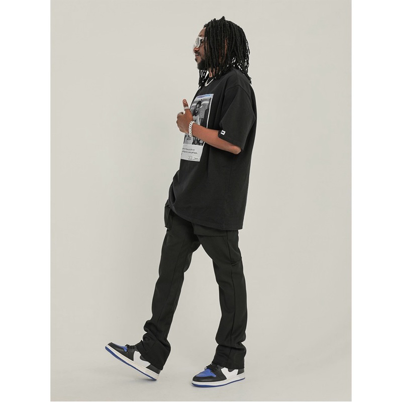 Quần vải nam ống loe thiết kế túi pocket phong cách basic, grunge, cozy Brokeboiz