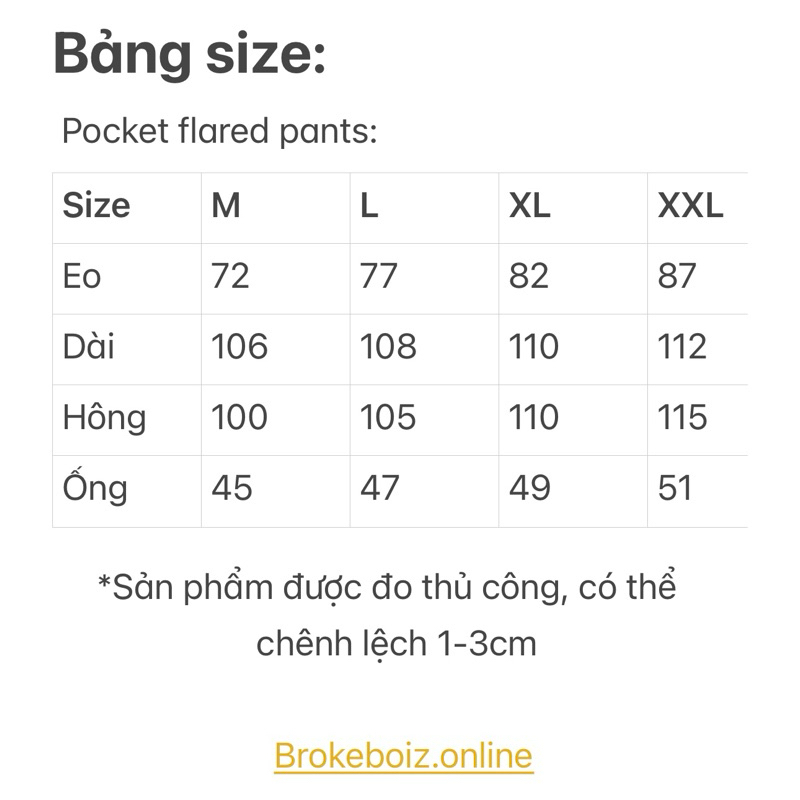 Quần vải nam ống loe thiết kế túi pocket phong cách basic, grunge, cozy Brokeboiz