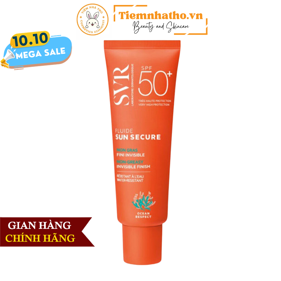 Kem Chống Nắng SVR Toàn Diện, Không Nhờn Rít Sun Secure Fluide SPF50++ 50ml