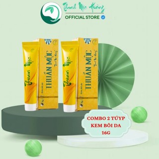 Combo 2 tuýp kem bôi da Thuần Mộc Thanh Mộc Hương mẫu mới nhất 16gr