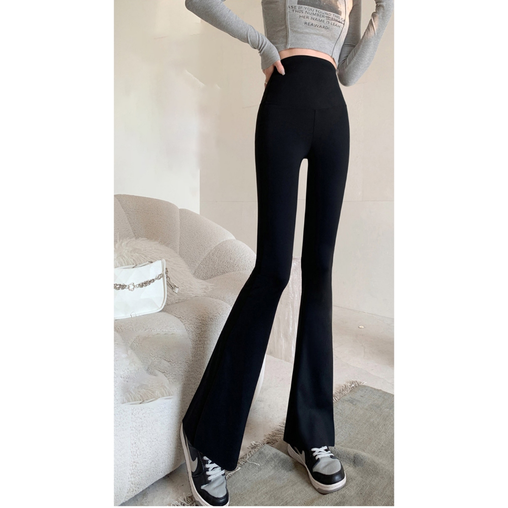 Legging Lông Loe UMI Thời Trang LOVENA - Ống Rộng, 2 Túi Hậu Mềm Mại QN16