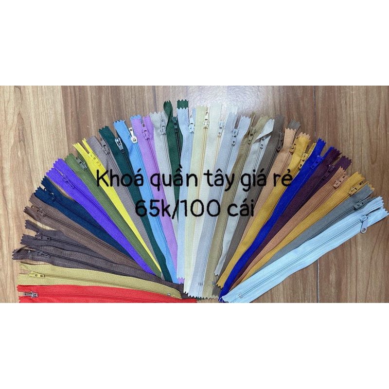 100 khoá quần tây giá rẻ