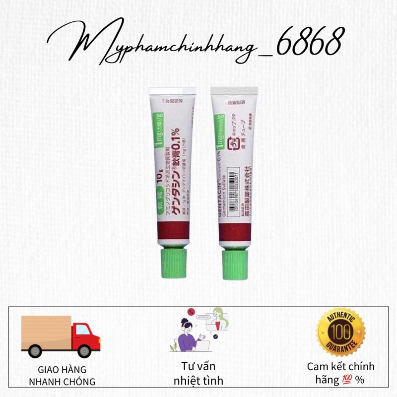 Kem sẹo gel GENTACIN NHẬT BẢN 10g