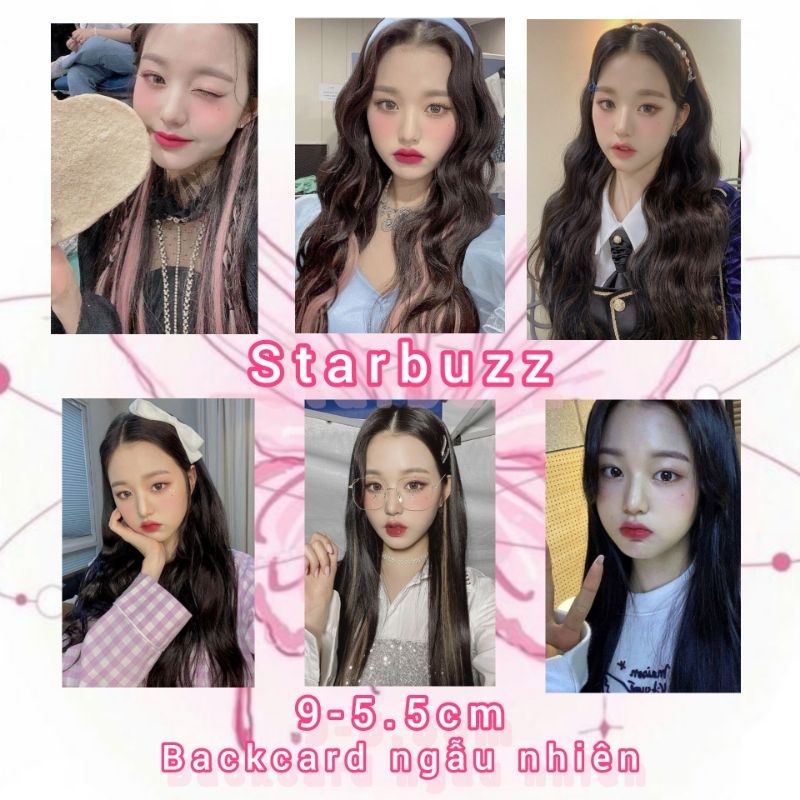 Set 6 Card Bo Góc Jang WonYoung-Ive 9-5,4cm