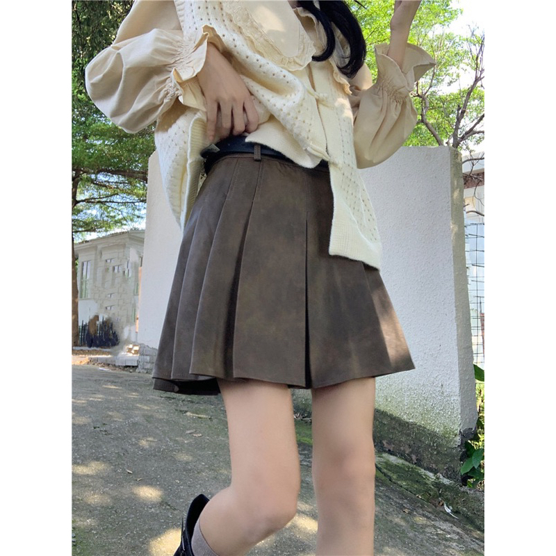 Áo sơ mi cổ búp bê mix áo len cài cúc phong cách Trung Hoa