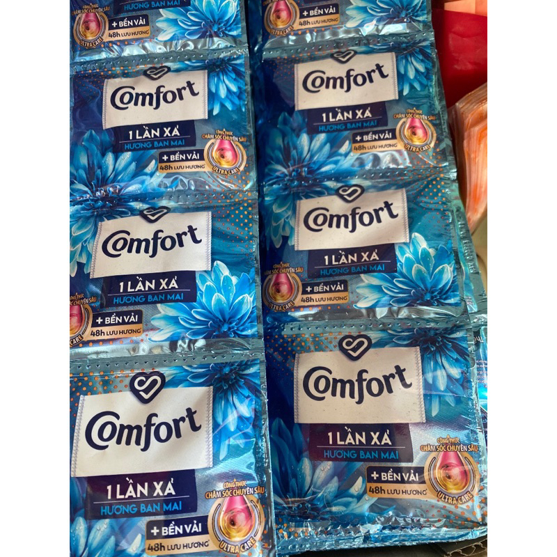 Dây Nước Xả Vải Làm Mềm 1 lần xả hương ban mai  Comfort Đậm Đặc