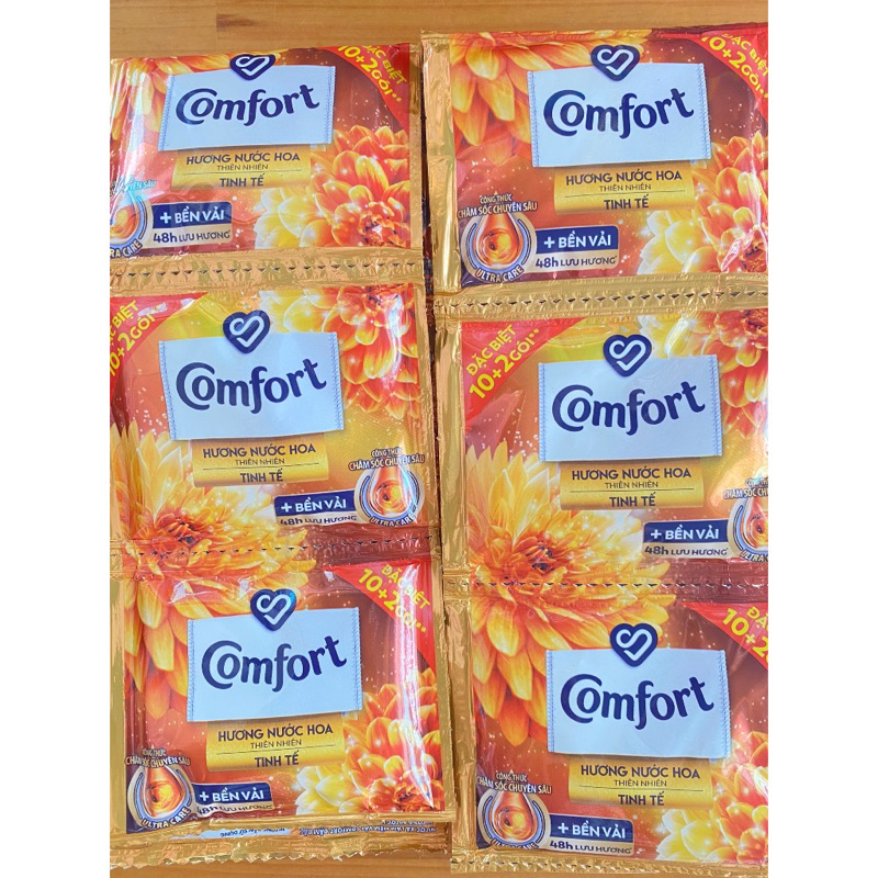 Dây Nước Xả Vải Làm Mềm 1 lần xả hương ban mai  Comfort Đậm Đặc