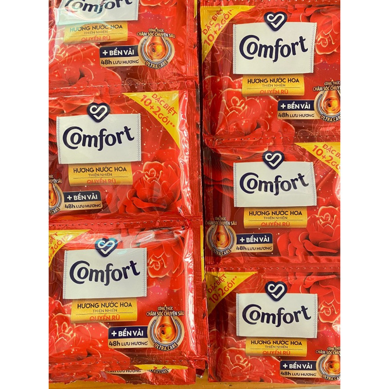 Dây Nước Xả Vải Làm Mềm 1 lần xả hương ban mai  Comfort Đậm Đặc