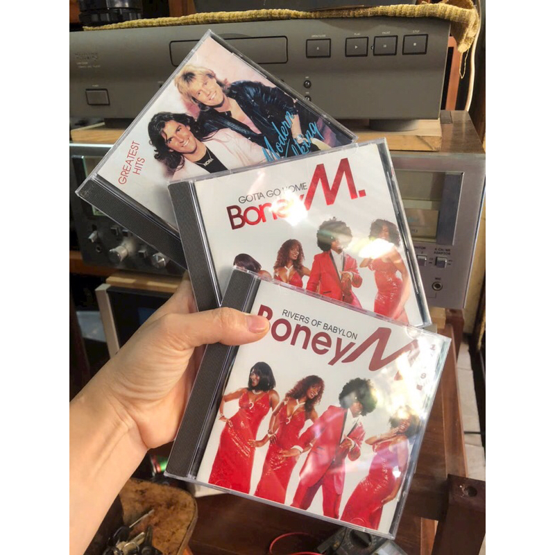 cd 2 ban nhạc boney M & modern talking