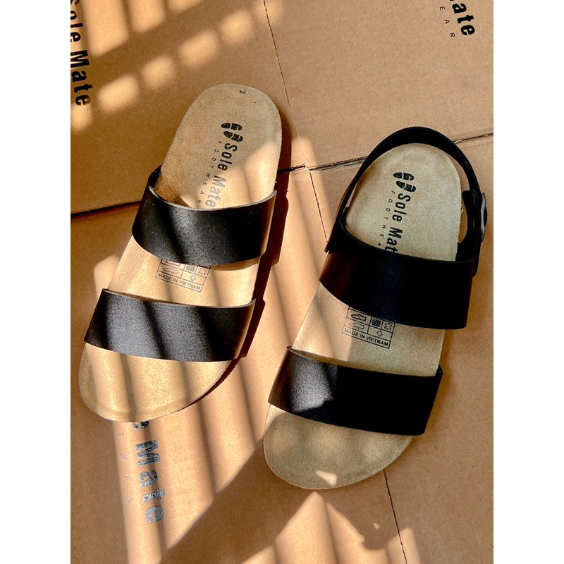 Sandal Đế Trấu Hai Quai Unisex Solemate