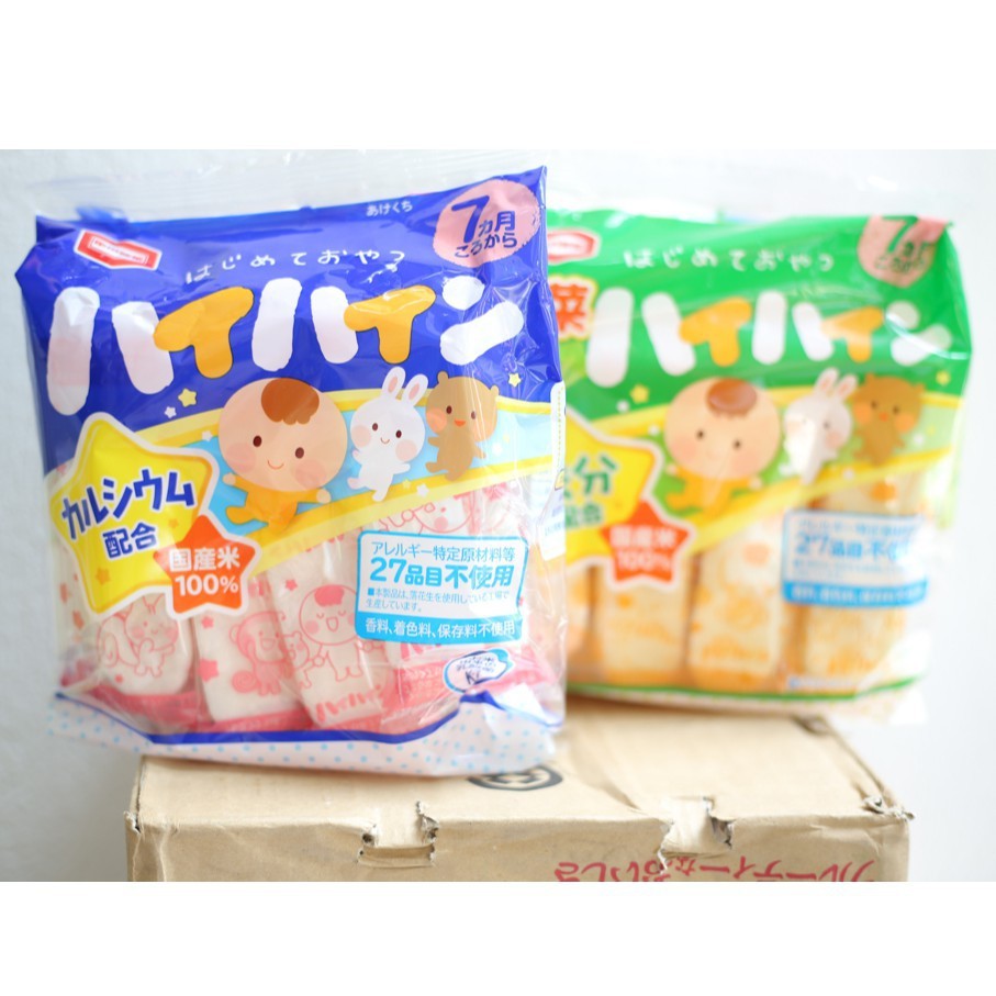Bánh gạo tươi Haihain/Kazoku Nhật cho bé từ 7 tháng