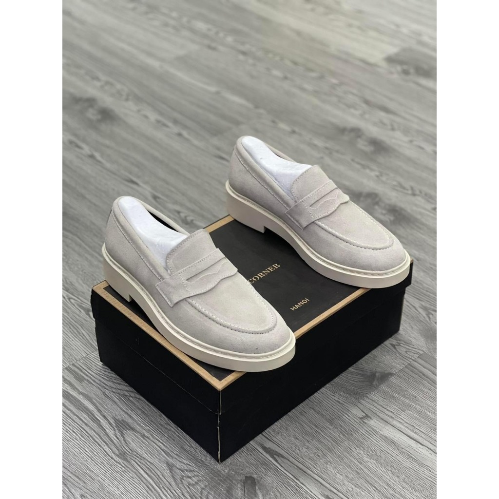 Giầy lười nam mầu tan