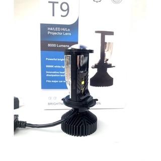 Đèn pha bi cầu mini t9 ,chần h4 dùng cho oto xe máy