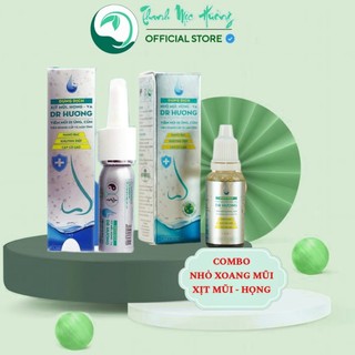 Xoang nhỏ mũi, dung dịch xịt mũi họng VA Dr Hương Thanh Mộc Hương 15ml
