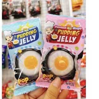 Thạch Pudding Jelly Hình Chảo Chiên Trứng