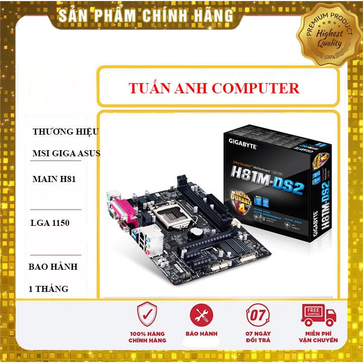 Main h81 các loại