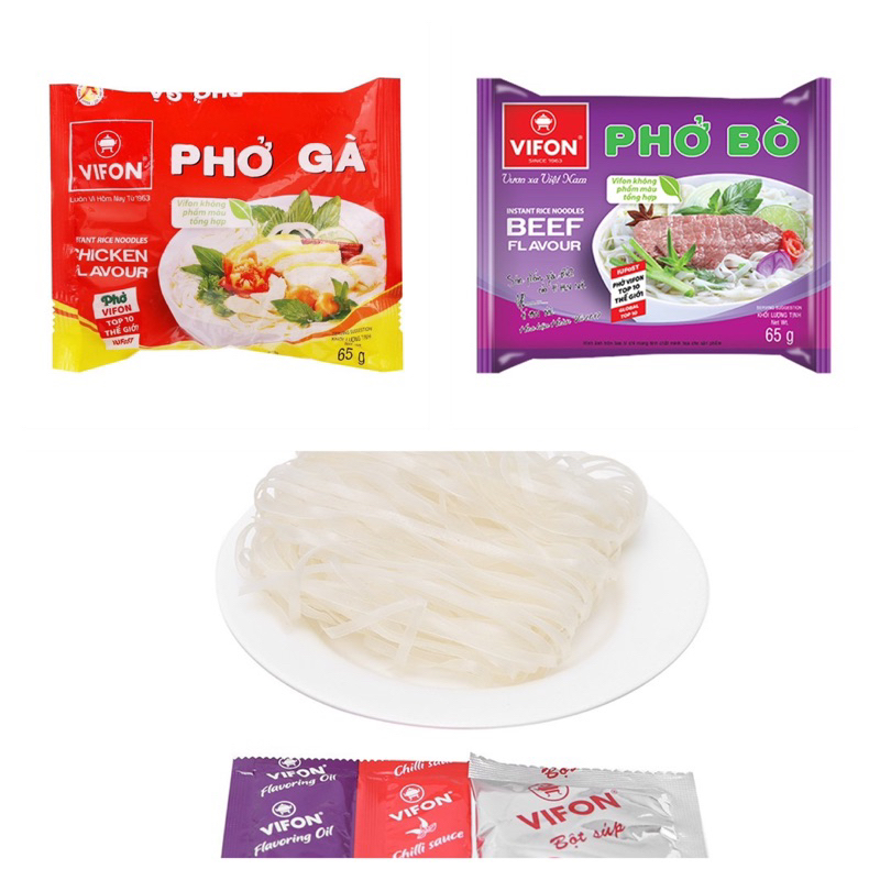 Phở Vifon gói 65g tiện lợi