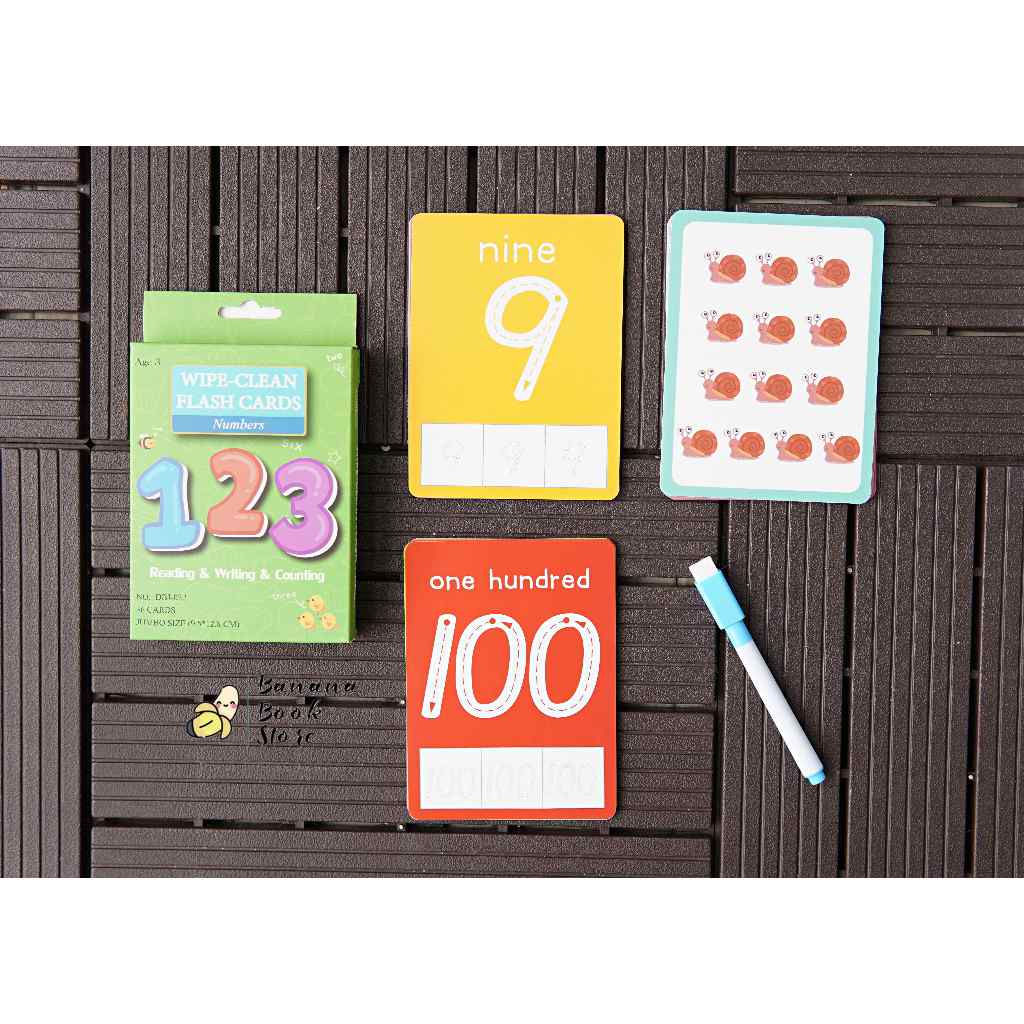 Bộ thẻ học thông minh 3 kĩ năng Wipe Clean - Viết xóa