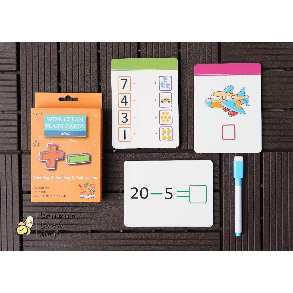 Bộ thẻ học thông minh 3 kĩ năng Wipe Clean - Viết xóa