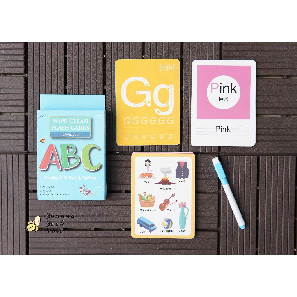 Bộ thẻ học thông minh 3 kĩ năng Wipe Clean - Viết xóa