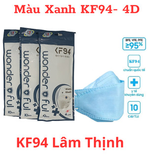 Khẩu Trang KF94 4D Lâm Thịnh (Combo 50 cái)