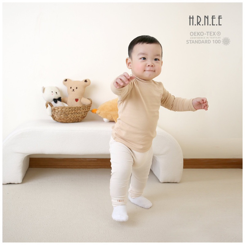 HRNEE - Quần dài cho bé chất nỉ lông ấm hãng HRNEE