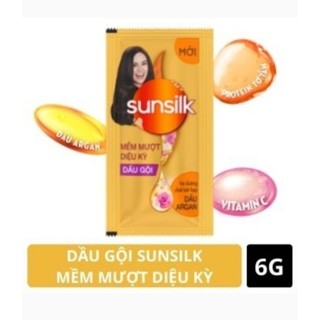 Dầu gội Sunsilk mềm mượt diệu kỳ dây 10 gói x 6g