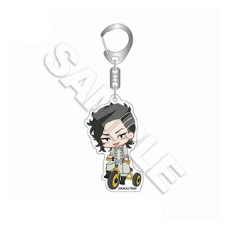 Móc khóa  TOKYO REVENGERS - KỊCH TRƯỜNG CỦA TAKEMICHI ver XE VÀ MÈO in hình anime chibi keyring mica acrylic dễ thương