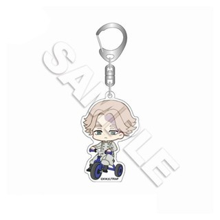 Móc khóa  TOKYO REVENGERS - KỊCH TRƯỜNG CỦA TAKEMICHI ver XE VÀ MÈO in hình anime chibi keyring mica acrylic dễ thương