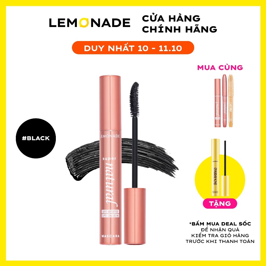 Chuốt mi LEMONADE SuperNatural Mascara 7.5g