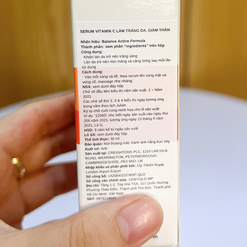 Tinh Chất Dưỡng Da BLC Active Formula Serum 30ml