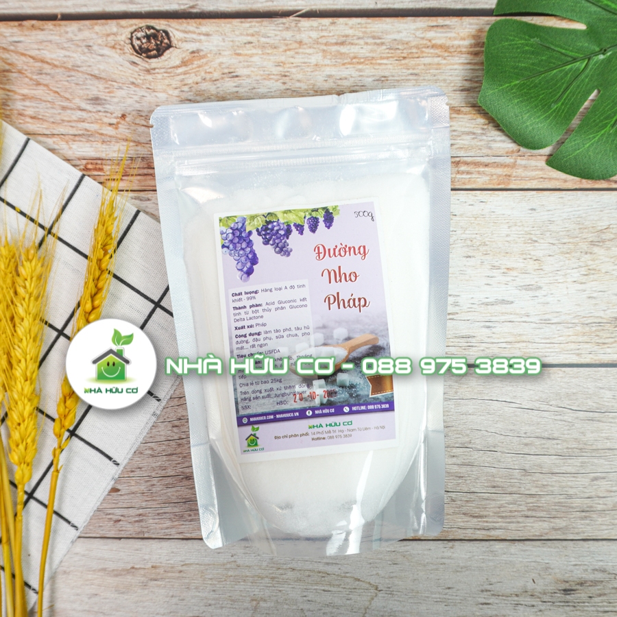 Đường nho Pháp làm tào phớ, đậu hũ non ... - 100gr/200g/500g - Date: 5/2024 - Shanti