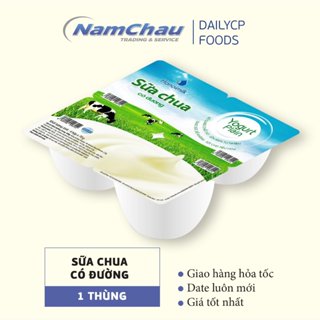 Sữa chua ăn Hanoi Milk có đường nguyên thùng 48 hộp 100ml [HN giao hàng hỏa tốc]