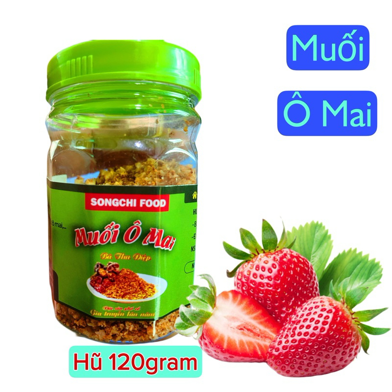 Hũ 120g: Muối ô mai Bà Thu Hà Nội loại ngon