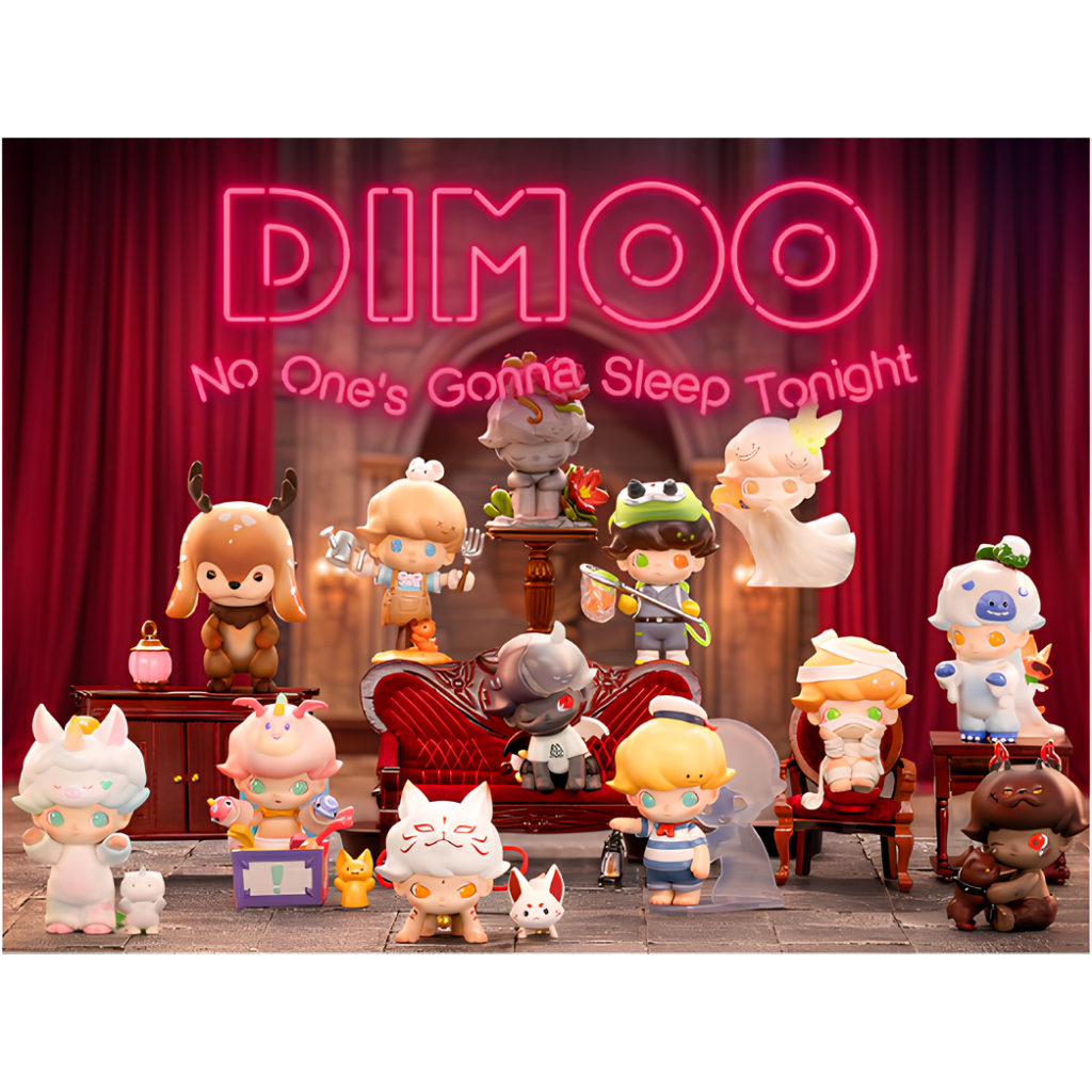 Mô hình/Blindbox Dimoo không ngủ - Dimoo: No One's Gonna Sleep Tonight Series