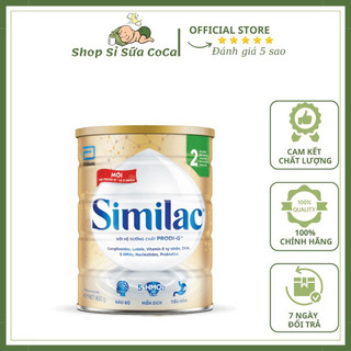 Sữa bột abbot similac 2 5g hmo lon 900gr