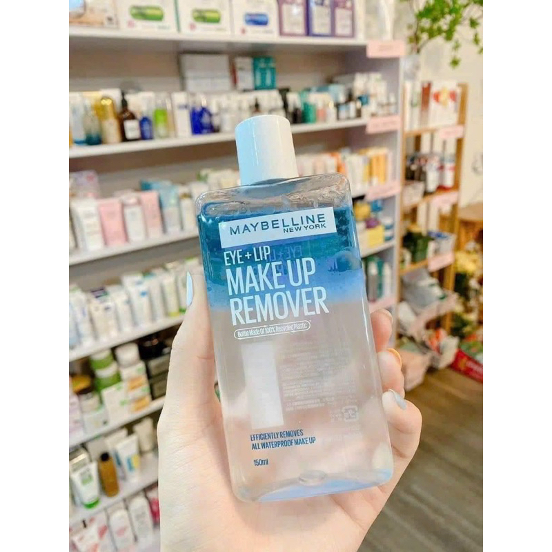 Nước Tẩy Trang Mắt và Môi Chuyên Dụng 2 lớp Maybelline New York Eye & Lip Makeup Remover 40ml